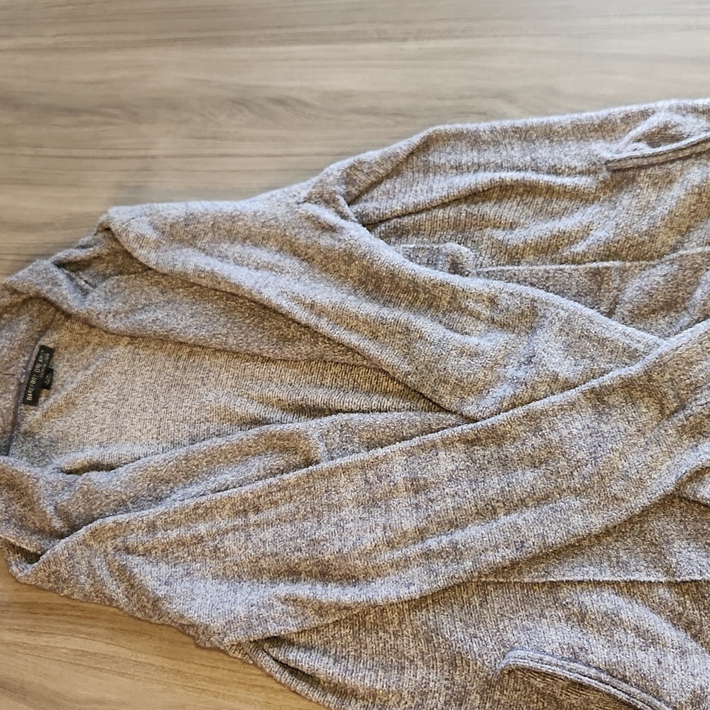 Barefoot dreams cozy chic light open front sweater cartigan size L/XL